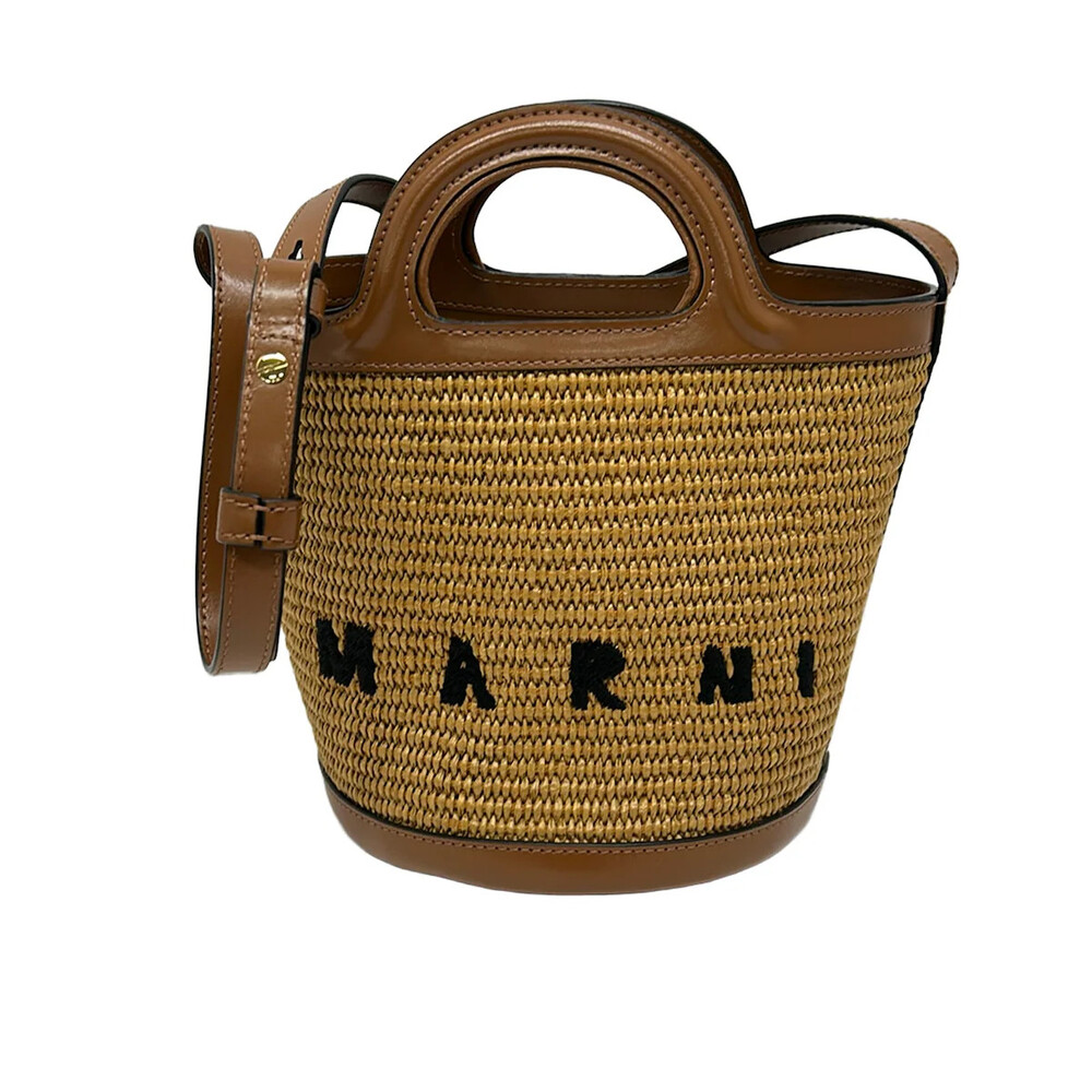 Marni Tropicalia Light Brown Cotton #338294M57B